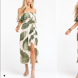 Show Me Your Mumu Rosie Dress with palm leaf